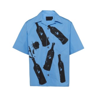 Prada Popeline `Symbol` Shirt