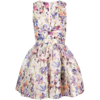 Zimmermann `Tama` V-Neck Mini Dress