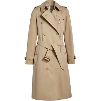 Burberry `Kensington` Long Trench Coat