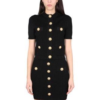 balmain knitted cardigan