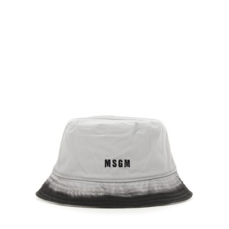 msgm bucket hat with micro logo