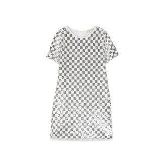 michael kors mc checkered dress