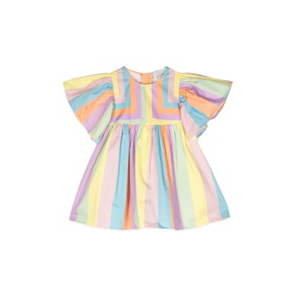 stella mccartney multicolor striped mc dress