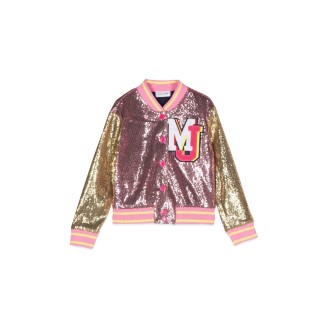 marc jacobs teddy bomber jacket with sequins