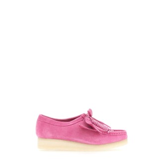 clarks wallabee lace-up shoe