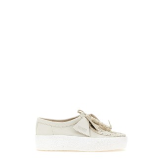 clarks wallabee cup lace-up shoe