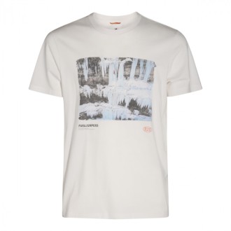 Parajumpers - Off-white Cotton T-shirt