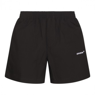 Off-white - Black Cotton Shorts
