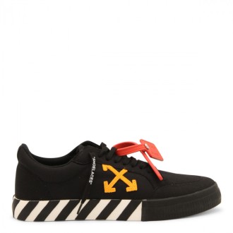 Off-white - Black Canvas Low Vulcanized Sneakers