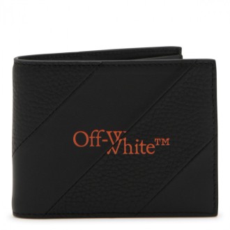 Off-white - Black Leather Bifold Wallet