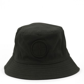 Stone Island - Black Nylon Bucket Hat