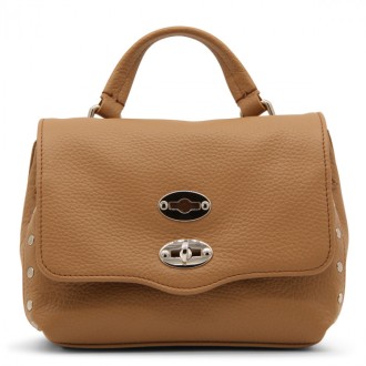 Zanellato - Cappuccino Leather Postina Baby Top Handle Bag