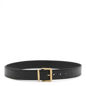 Miu Miu - Black Leather City Calf Belt