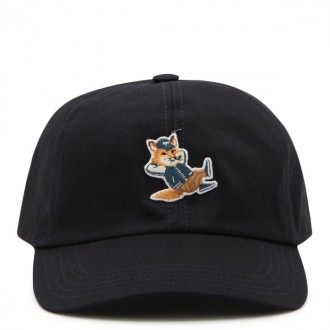 Maison Kitsune - Navy Cotton Dressed Fox Baseball Cap