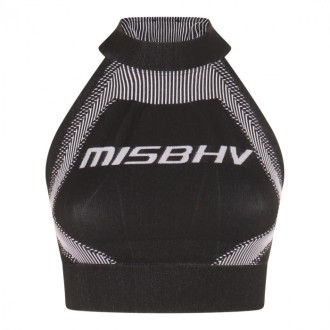 Misbhv - Black And Grey Cropped Top