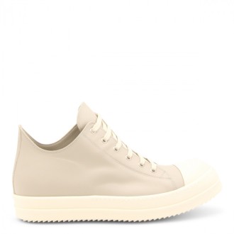 Rick Owens - Pearl Leather Strobe Sneakers