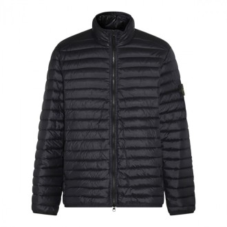 Stone Island - Navy Blue Puffer Down Jacket