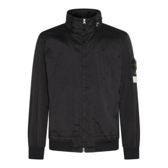 Stone Island - Black Cotton Down Jacket
