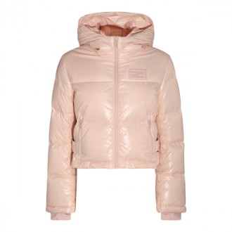 Fendi - Pink Cropped Padded Down Jacket