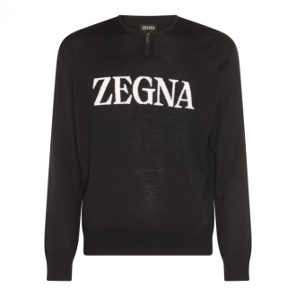 Zegna - Black Cotton Knitwear
