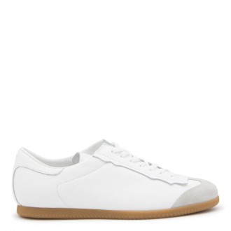 Maison Margiela - White Leather Featherlight Sneakers