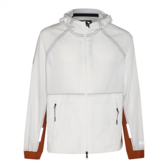 Zegna - White And Red Cotton Casual Jacket