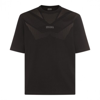 Zegna - Black Cotton T-shirt