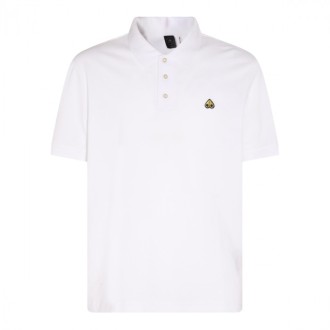 Moose Knuckles - White Cotton Polo Shirt