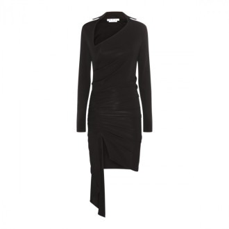 Off-white - Black Viscose Stretch Dress