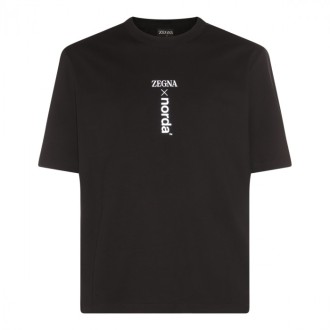 Zegna - Black Cotton T-shirt