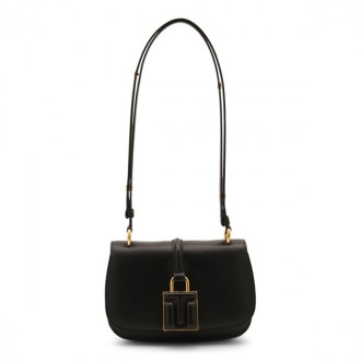 Tom Ford - Black Leather Palmellato Mini Bag