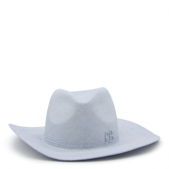 Ruslan Baginskiy - Light Blue Straw Fedora Hat