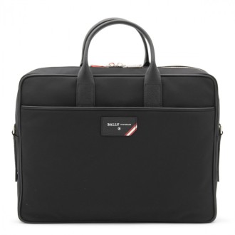 Bally - Black Leather Faldy Bag