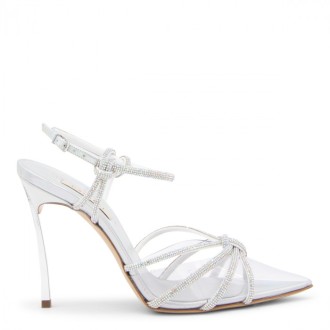 Casadei - Silver-tonne Leather Blade Sandals