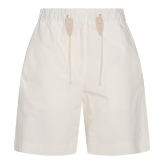 Jil Sander - White Cotton Shorts