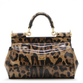 Dolce & Gabbana - Leopard Leather Small Sicily Bag
