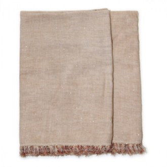 Faliero Sarti - Beige Viscose And Modal Blend Scarf