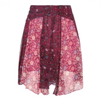 Isabel Marant - Fuchsia Viscose Oda Skirt