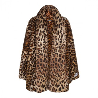 Dolce & Gabbana - Leopard Faux Fur Coat