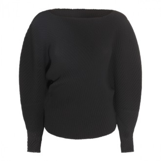 Issey Miyake - Black Viscose Jumper