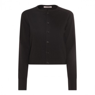 Lemaire - Black Wool Cardigan