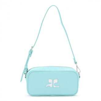 Courreges - Ice Blue Leather Shoulder Bag