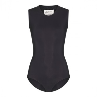 Maison Margiela - Black Sleeveless Bodysuit