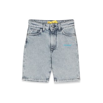 off-white denim shorts