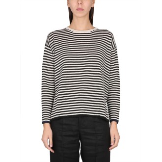 s max mara top with stripe pattern