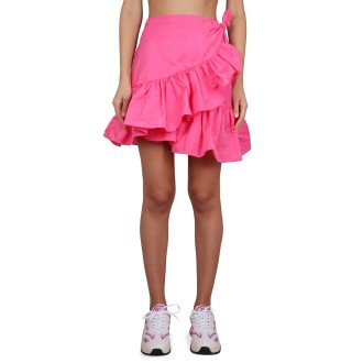 msgm skirt with ruffles
