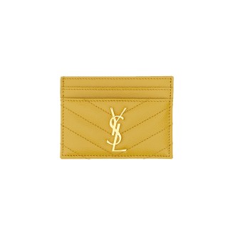 saint laurent monogram card holder