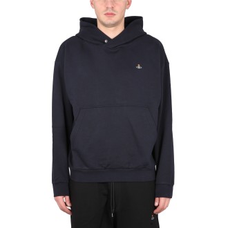 vivienne westwood sweatshirt with orb embroidery
