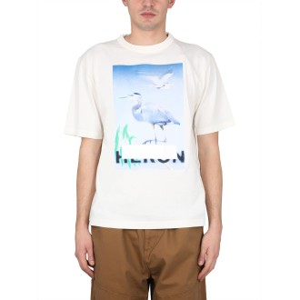heron preston logo print t-shirt