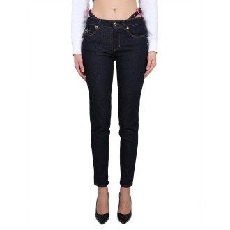 versace jeans couture skinny fit jeans